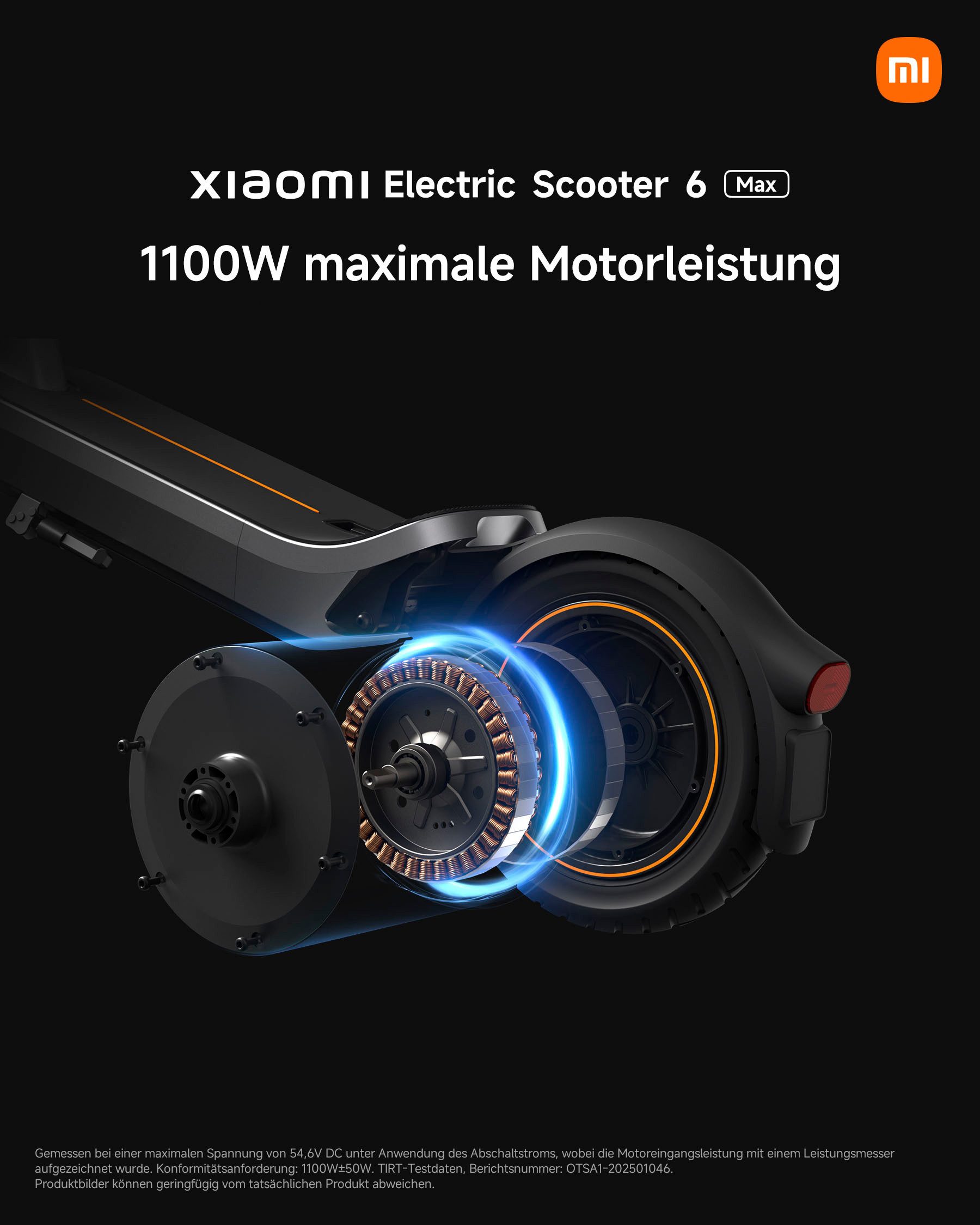 Xiaomi E-Scooter Electric Scooter 6 Max DE, 20 km/h – Bild 4 von 5