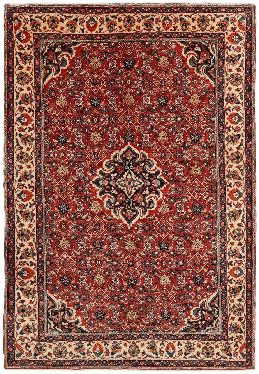 Orientteppich Mahal 221x325 Handgeknüpfter Orientteppich / Perserteppich, Nain Trading, rechteckig, Höhe: 12 mm