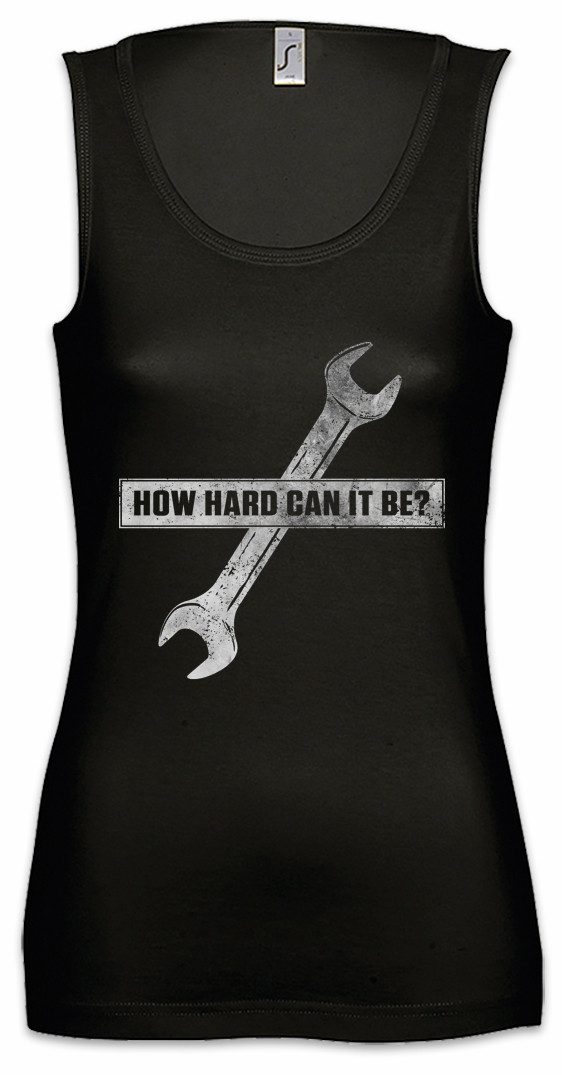 Tanktop How Hard Can It Be Ärmelloses Damen T-Shirt Race Racing Car Auto