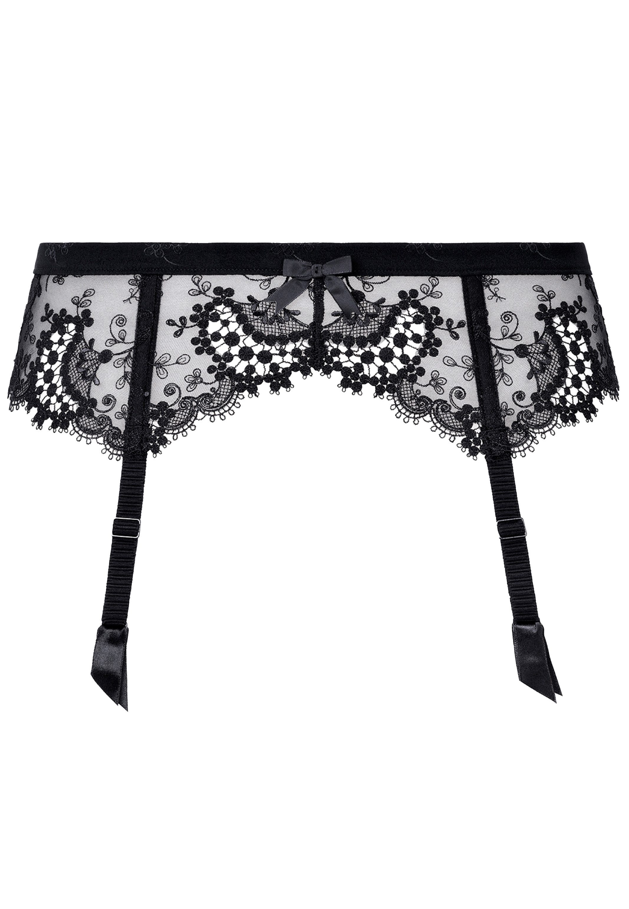 SIMONE PERELE Strapsgürtel Wish, Strumpfgürtel - Leicht transparent - Zarte Stickerei