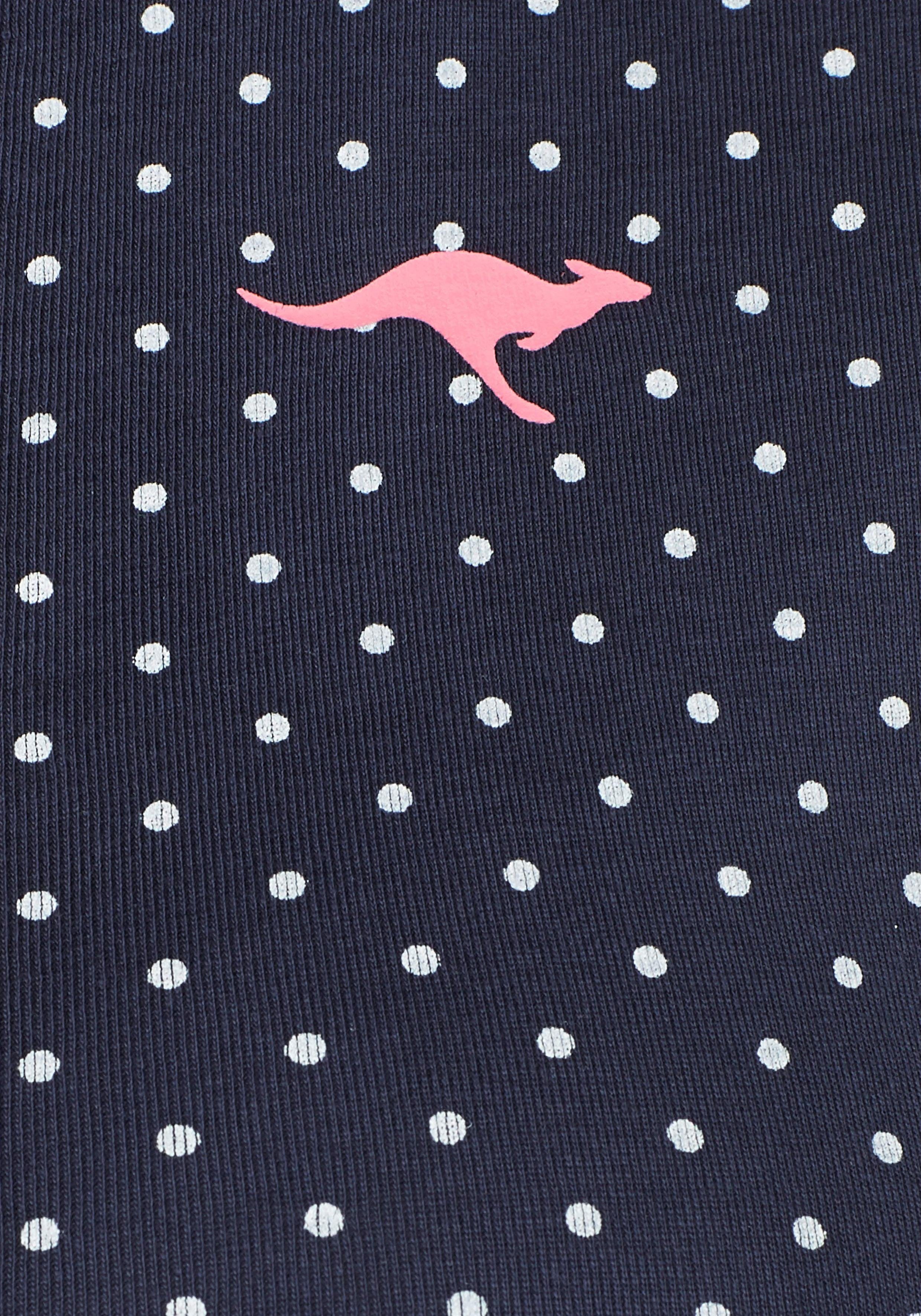 KangaROOS Poloshirt im Pünktchen-Muster tollen