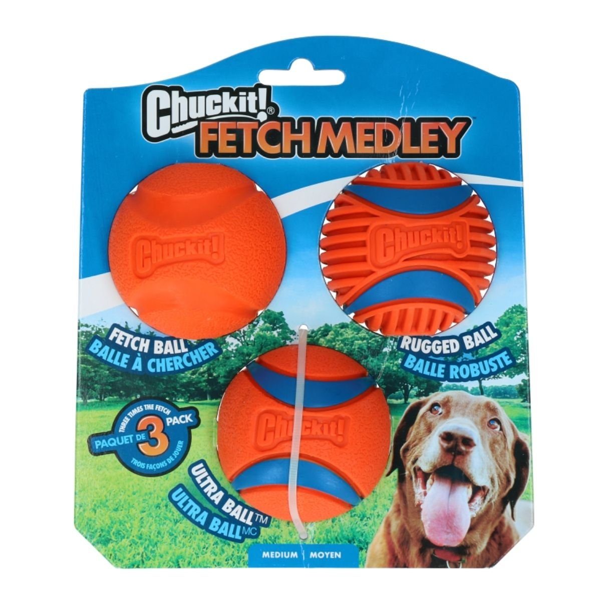 Tierball Chuckit Fetch medley Gen3