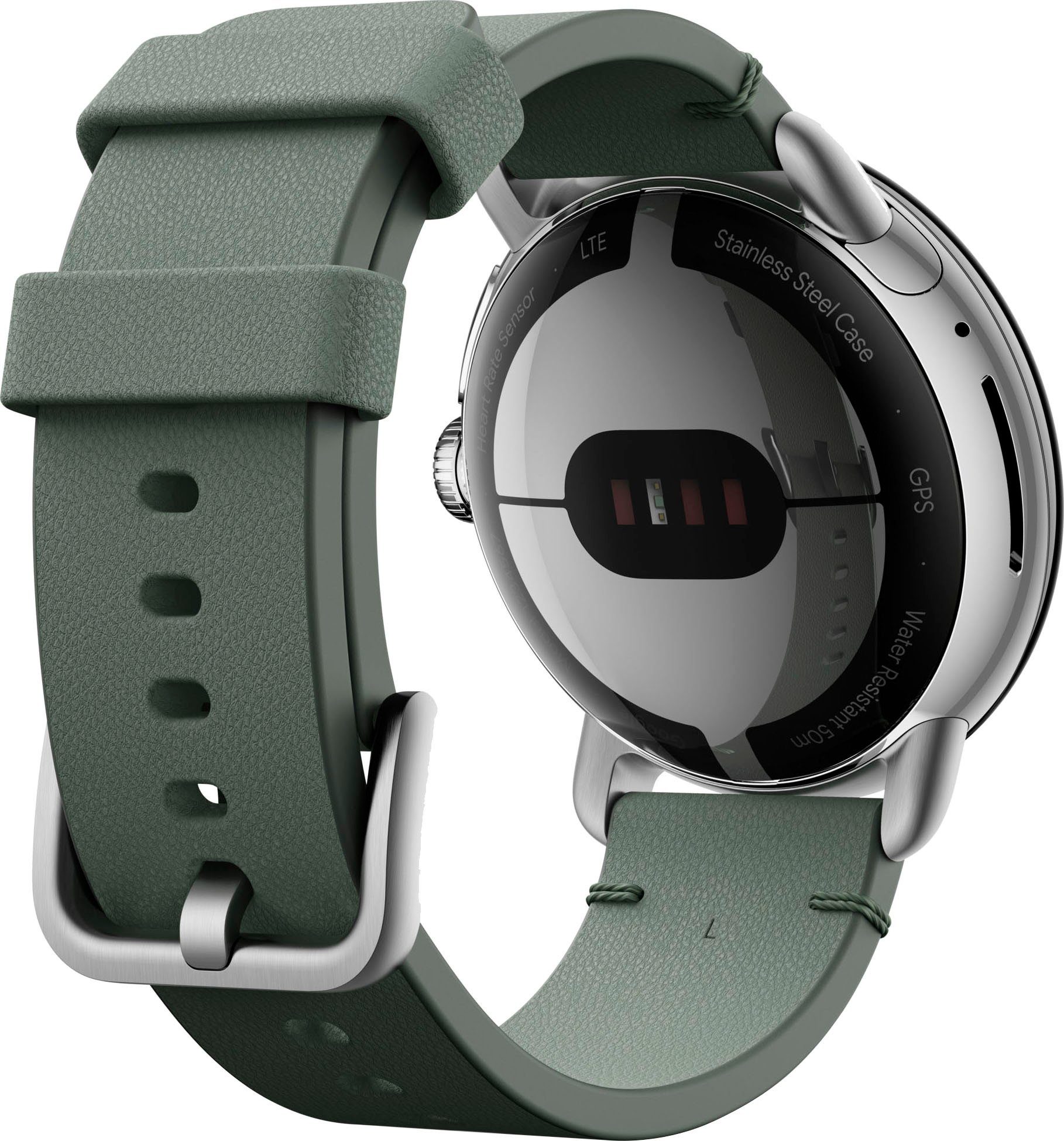 Smartwatch-Armband Google Leather, Pixel Band Size Small Watch Ivycraft
