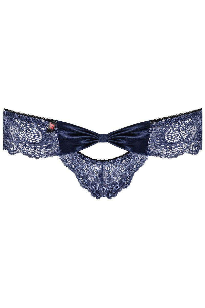 Slip Slip Auroria blau mit Spitze Stretch Shorts