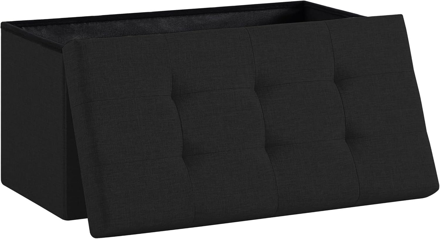 Zedelmaier Sitzbank Sitzbank mit Stauraum, Sitzhocker, Spielzeugtruhe, Fußhocker (ZD76Lenien), Aus MDF-Platte und Lenien. Faltbar, bis 300 kg,Truhenbank