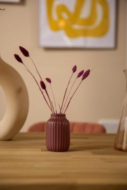 Depot Dekovase Vasen-Set Relief (Packung, 3 Vasen in unterschiedlichen Farben und Designs), aus Porzellan, 3-teilig