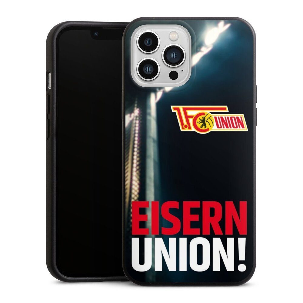 DeinDesign Handyhülle Fanartikel 1. FC Union Berlin Fußball Eisern Union Typo, Apple iPhone 13 Pro Max Organic Case Bio Hülle Nachhaltige Handyhülle