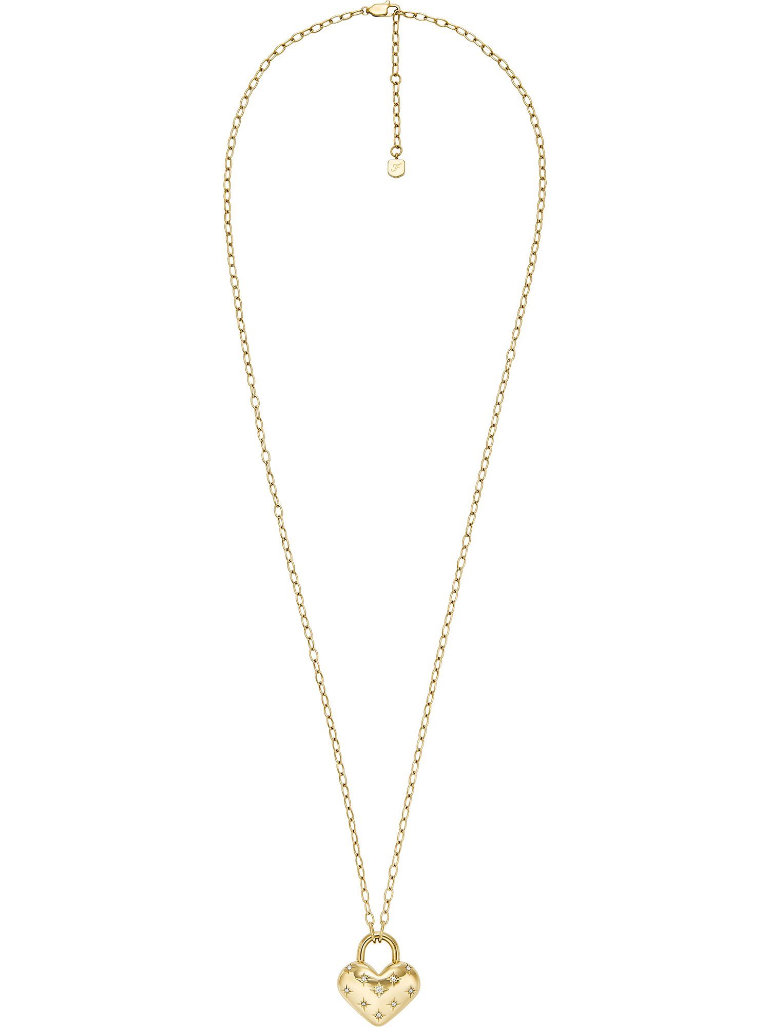 Fossil Collier Fossil Damen-Kette Edelst...