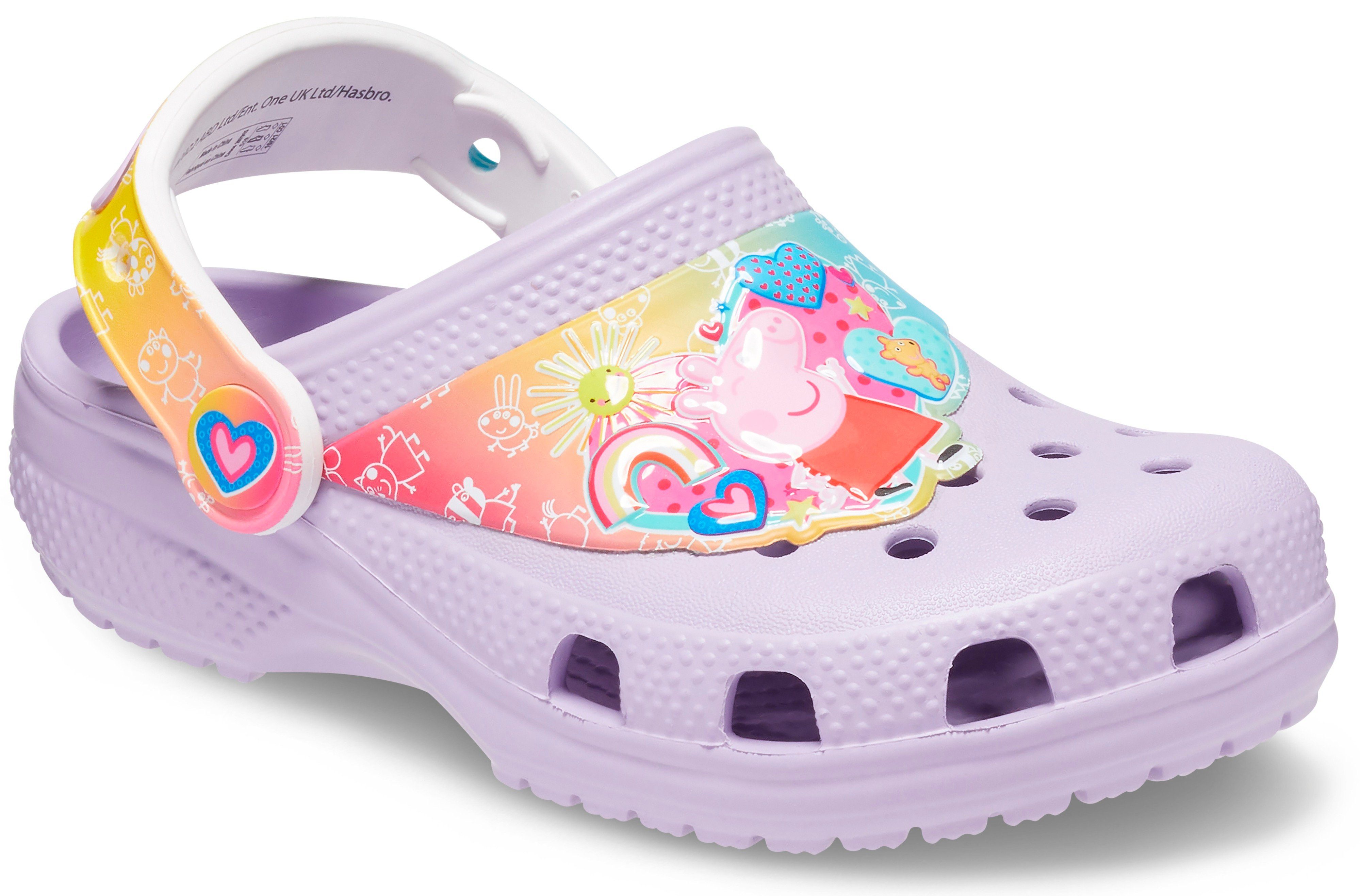 Crocs Peppa Pig Hausschuh Clog (Packung) FL Peppa Motiv mit Pig T Am I