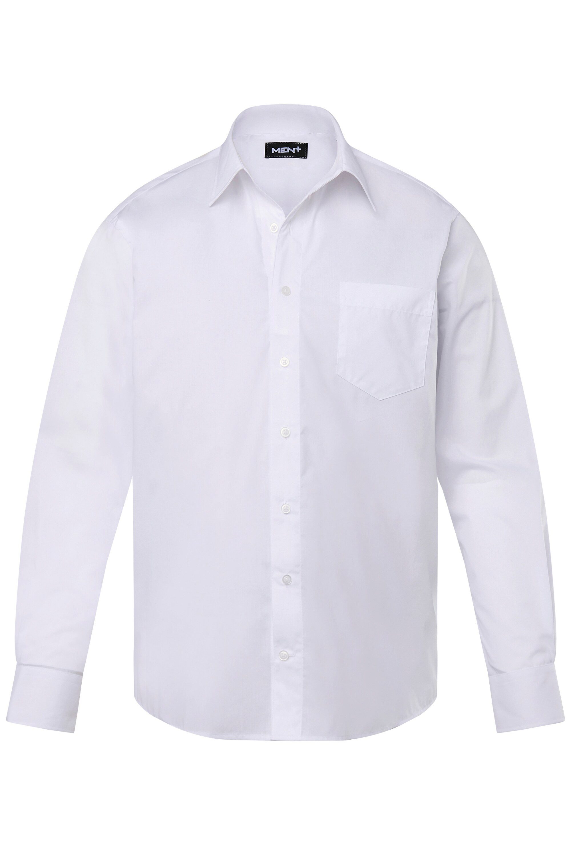 Men Plus Businesshemd Men+ Businesshemd Langarm Easy Care Vario-Kragen günstig online kaufen