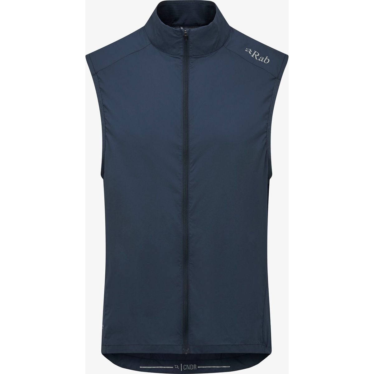 Rab Funktionsweste Cinder Windveil Vest Leichte, windabweisende Weste mit strategisch platzierten Materialien