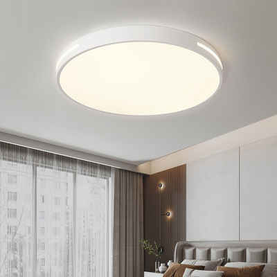 style home Deckenleuchte LED Deckenlampe, 96W, Ø50*5cm, dimmbar mit Fernbedienung, Moderne Lampe für Wohnzimmer Schlafzimmer Küche Diele, Weiß
