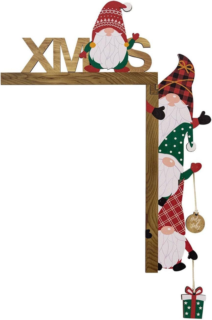 Kaket Weihnachtsfigur Weihnachtstür Ecke Dekor,Niedliche Zwerg-FigurWände günstig online kaufen
