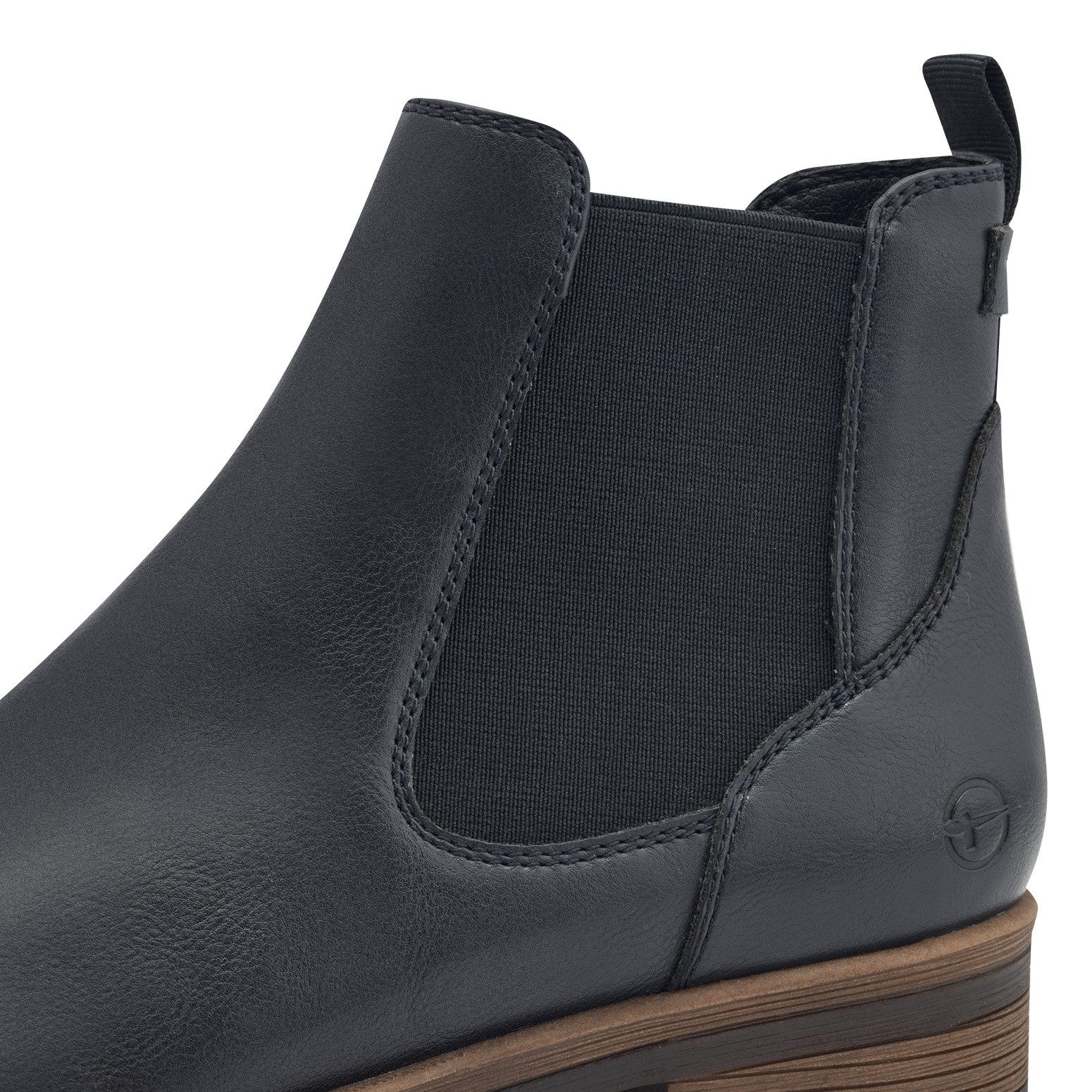 Tamaris Chelseaboots Stiefelette, Businessschuh mit beidseitigem Stretcheinsatz