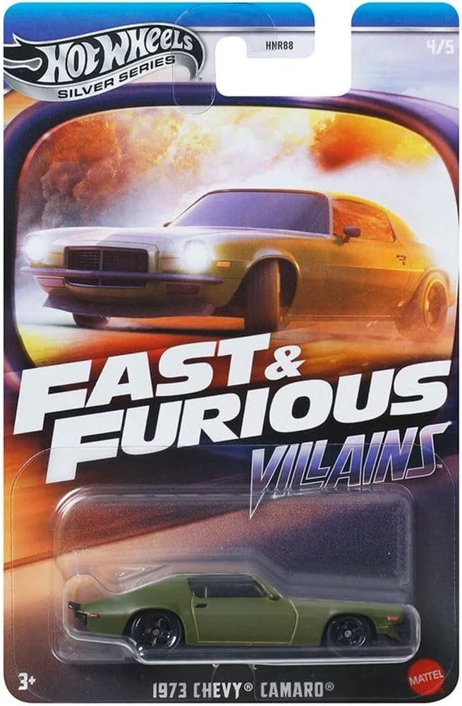 Mattel® Spielzeug-Auto Mattel HNR88;JBY37 - Hot Wheels Fast & Furious 1973 CHEVEROLET CAMARO