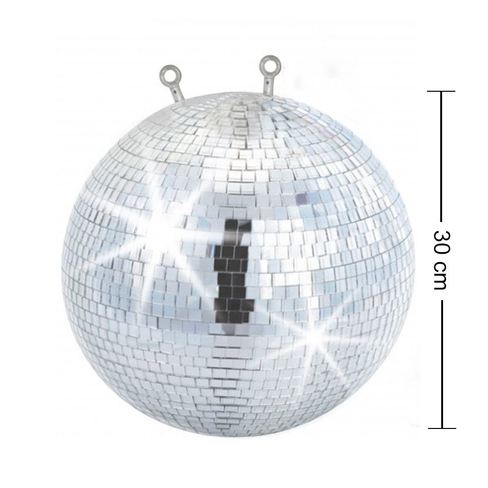7even Lavalampen Spiegelkugel mit Sicherheitsöse 30cm // Discokugel - Mirrorball Safety