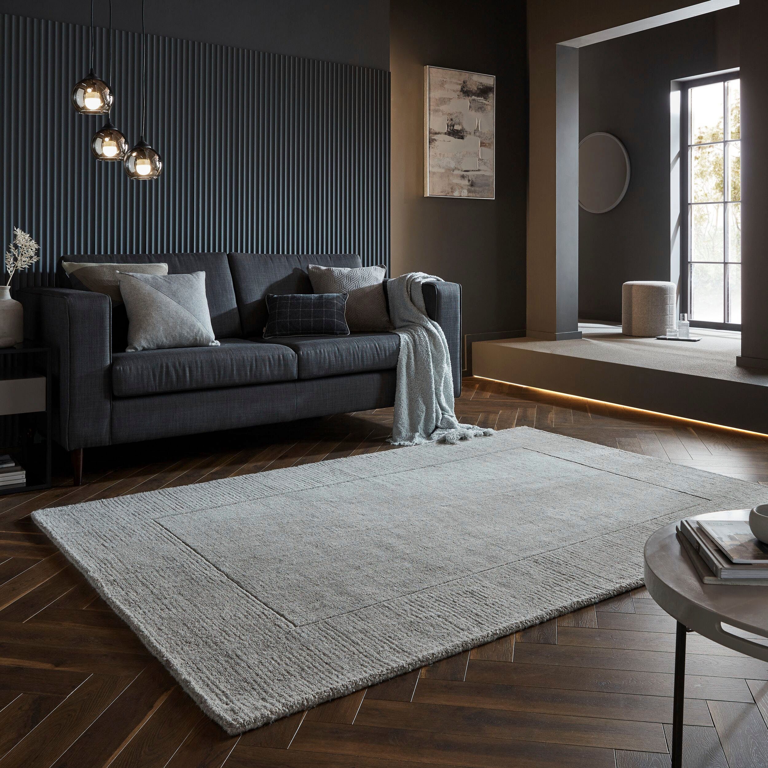 FLAIR RUGS Wollteppich Tuscany, rechteckig, Höhe: günstig online kaufen