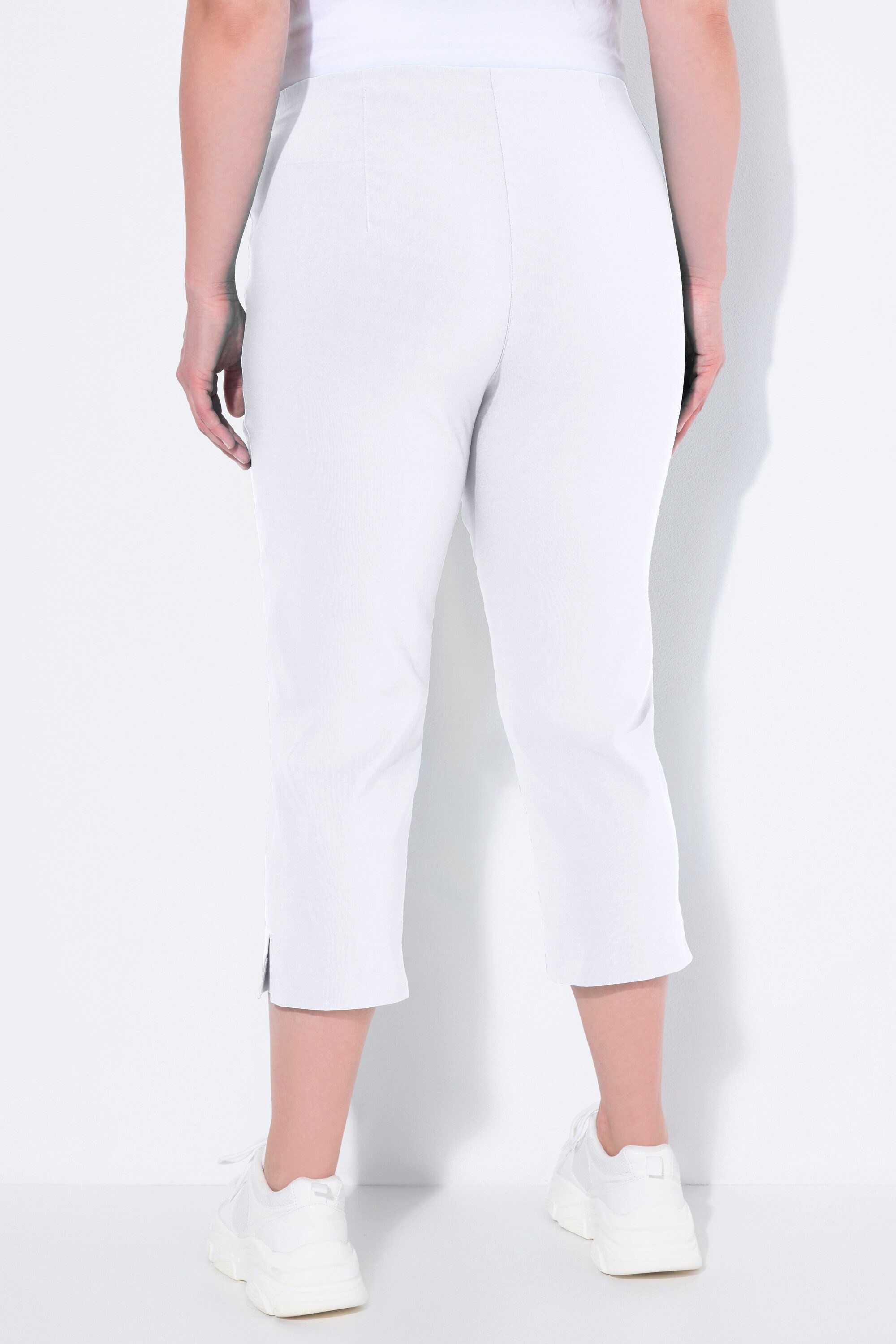 Ulla Popken Funktionshose Bengalinhose wadenlang Elastikbund Stretch