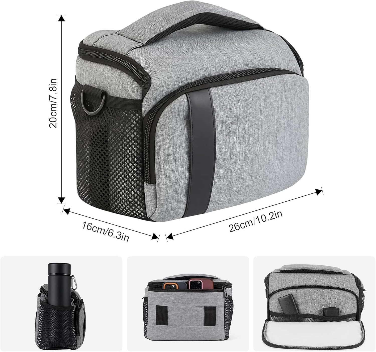 Youyijia Taschenorganizer Kameratasche für DSLR & Systemkamera