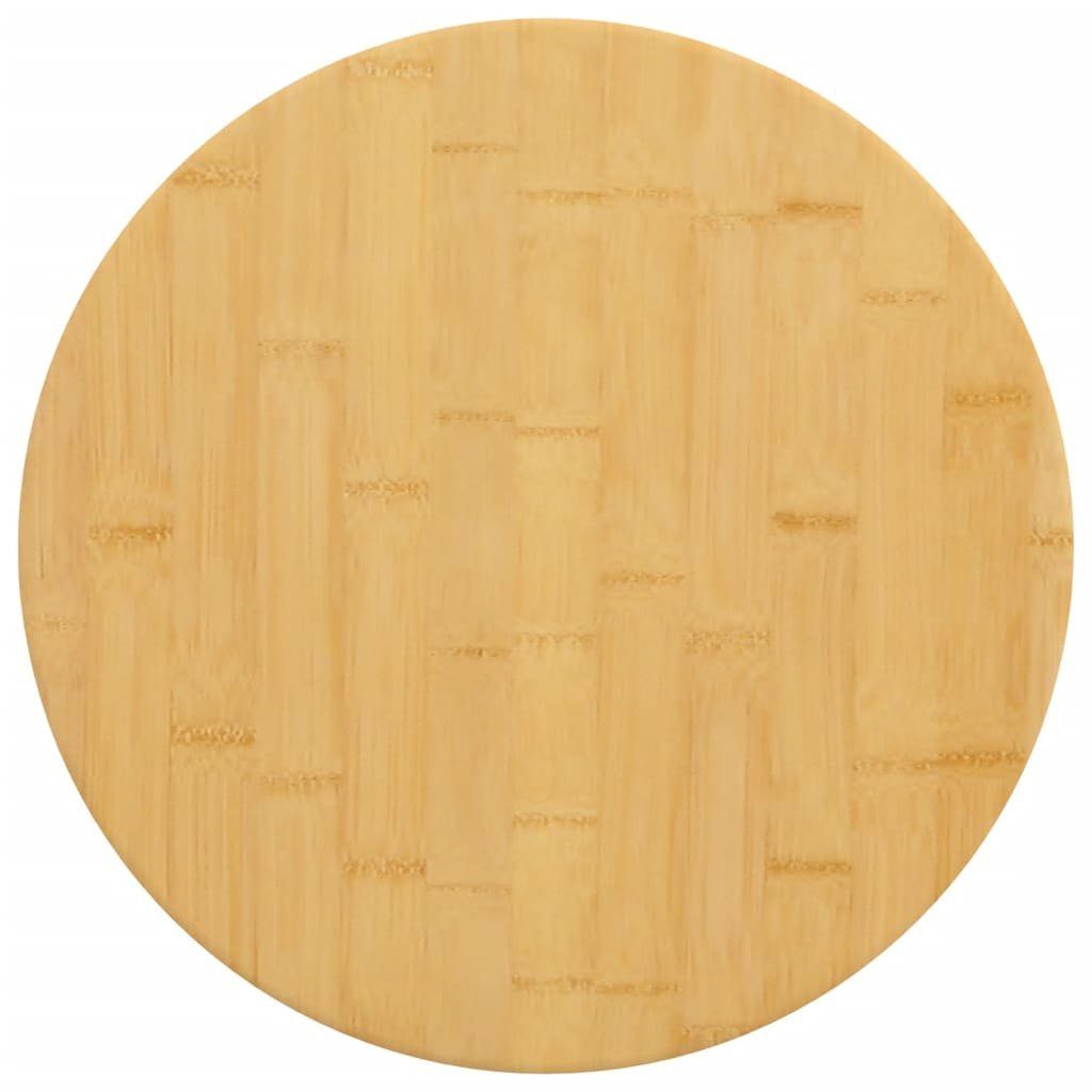 furnicato Tischplatte Ø50x4 cm Bambus (1 St)