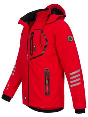 Arctic Seven Softshelljacke ASColori Outdoorjacke mit abnehmbarer Kapuze