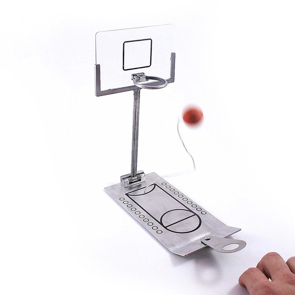 Goods+Gadgets Spiel Mini Tisch Basketball Spiel – Desktop Basketball für Kinder&Erwachsene, Mini Tisch Basketball, Geschicklichkeitsspiel