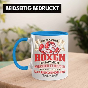 Trendation Tasse Boxen Tasse Geschenk Boxer Kampfsport Geschenkidee Spruch