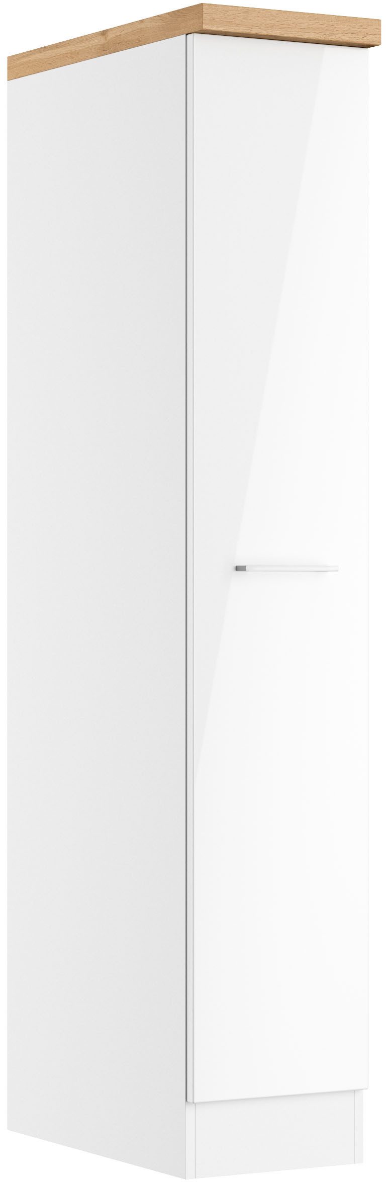 KOCHSTATION Apothekerschrank KS-Milan Apothekerschrank 30 cm, matte oder hochglänzende Fronten