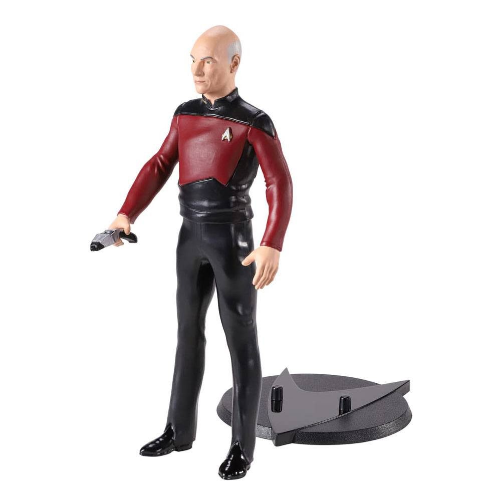 Noble Collection Actionfigur Star Trek: The Next Generation Bendyfigs Biegefigur Capt. Picard 19 cm