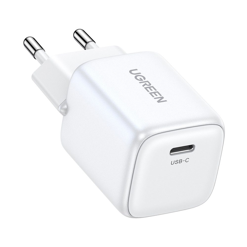 UGREEN Schnellladegerät Netzteil Reiseladegerät USB-Ladegerät (3000.0 mA, Spar-Set, 1-tlg., 138 g leicht, GaN-Technik, 20 W, PD 3.0 & QC 4.0, kompakt)