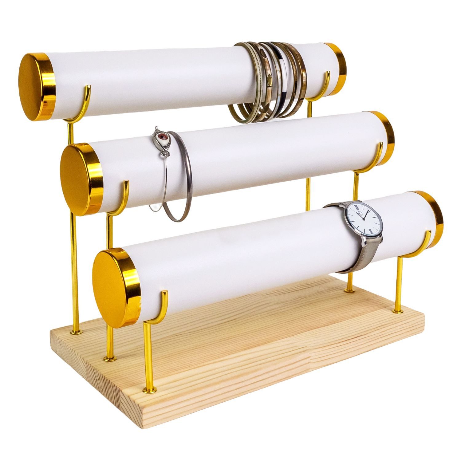 Intirilife Schmuckständer (1 St), Armbandständer abnehmbarer Armbandhalter Uhrenhalter 29.5x17.5x24.5cm