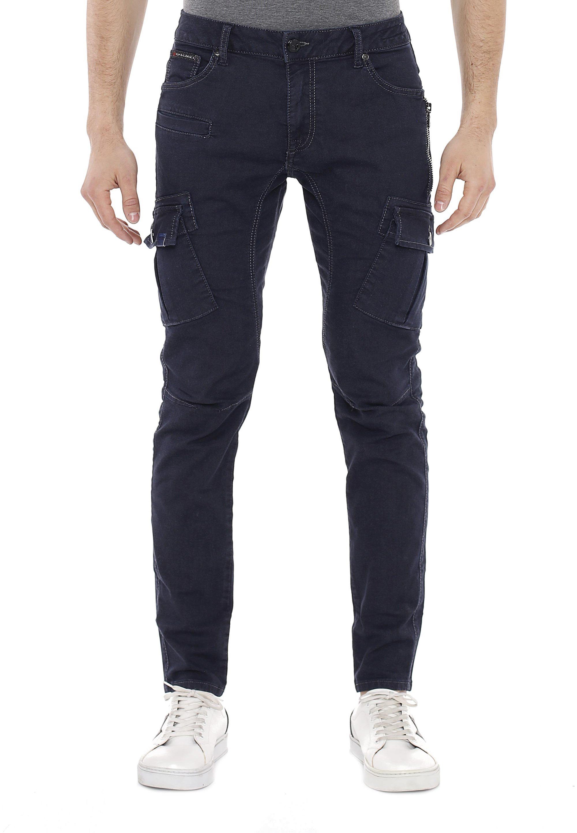 Slim-fit-Jeans blau & mit Baxx Cipo Seitentaschen