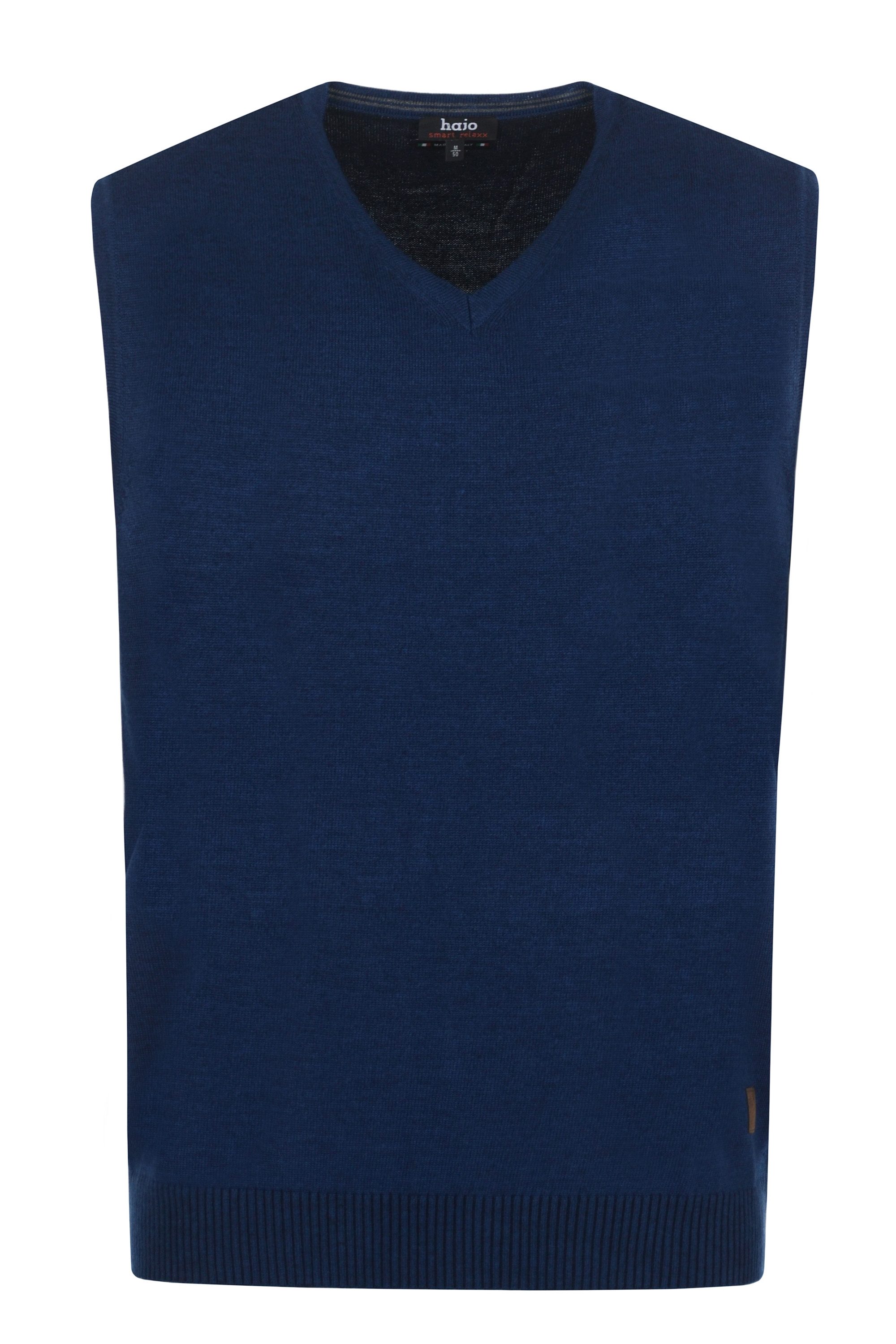 Hajo Pullunder H Pullunder Smart RelaxxINNENSEITE: 100% Baumwolle admiralsblau