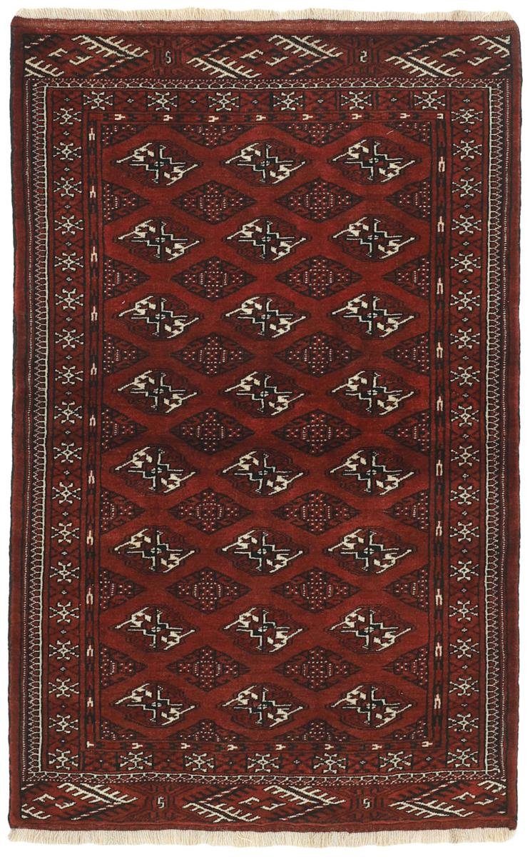 Orientteppich Turkaman 102x163 Handgeknüpfter Orientteppich / Perserteppich, Nain Trading, rechteckig, Höhe: 6 mm