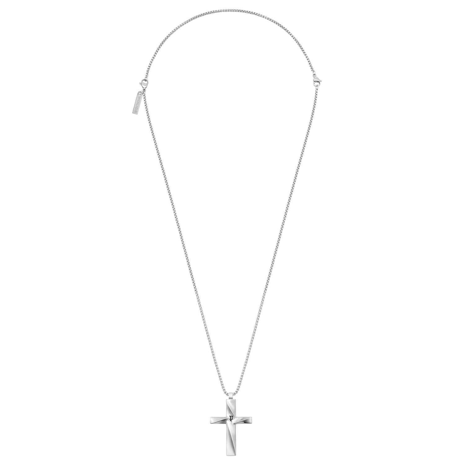 Kette mit Anhänger Herren-Contorto Edelstahl