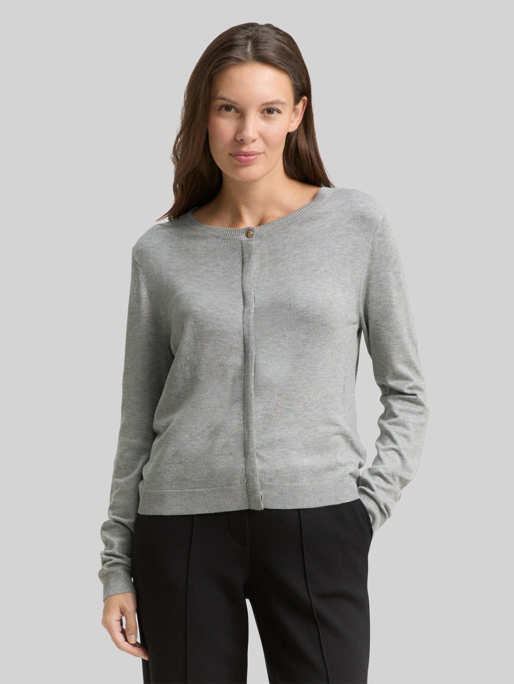 TOM TAILOR Cardigan Pullover & Strickjacken Cardigan mit verdeckter Knopfleiste