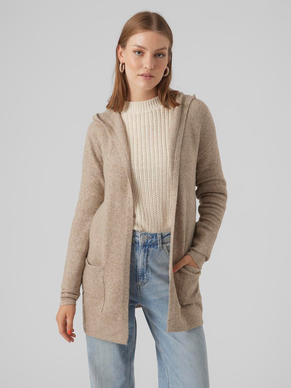 Vero Moda Strickjacke VMDOFFY LS OPEN günstig online kaufen