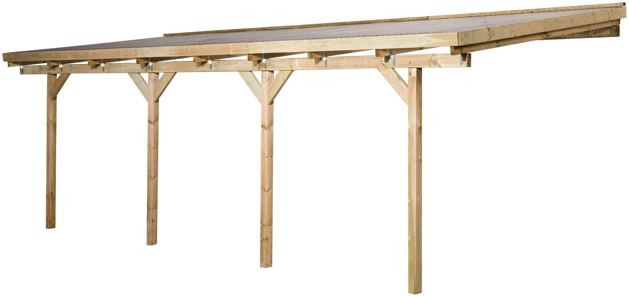 weka Terrassendach 671 Gr.5, BxT: 704x306 cm, Bedachung Dachplatten, Pfoste günstig online kaufen