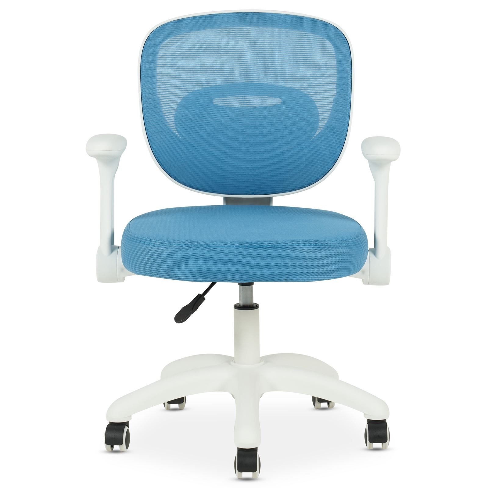 IDIMEX Drehstuhl AMELIA, Kinder Schreibtischstuhl ergonomisch höhenverstellbar blau