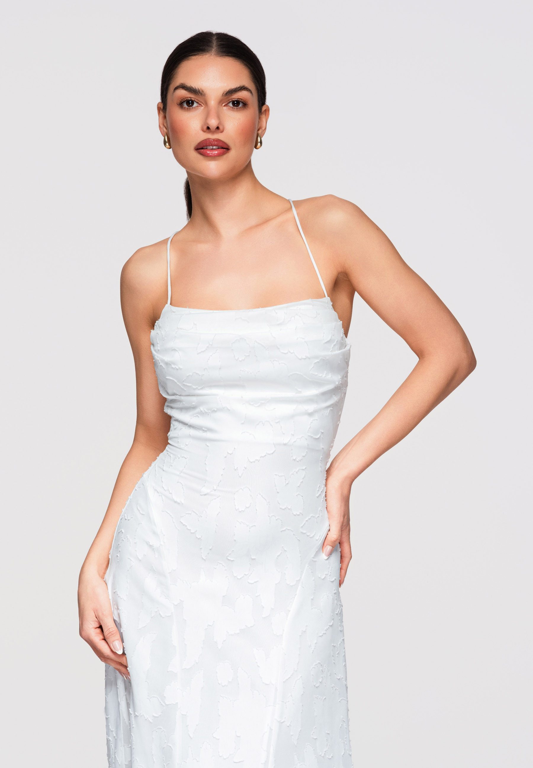 OMBRE Abendkleid Damen Maxikleid Abendkleid Rückenfrei Elegant (kein Set, 1-tlg) Offener Rücken mit Schnürung