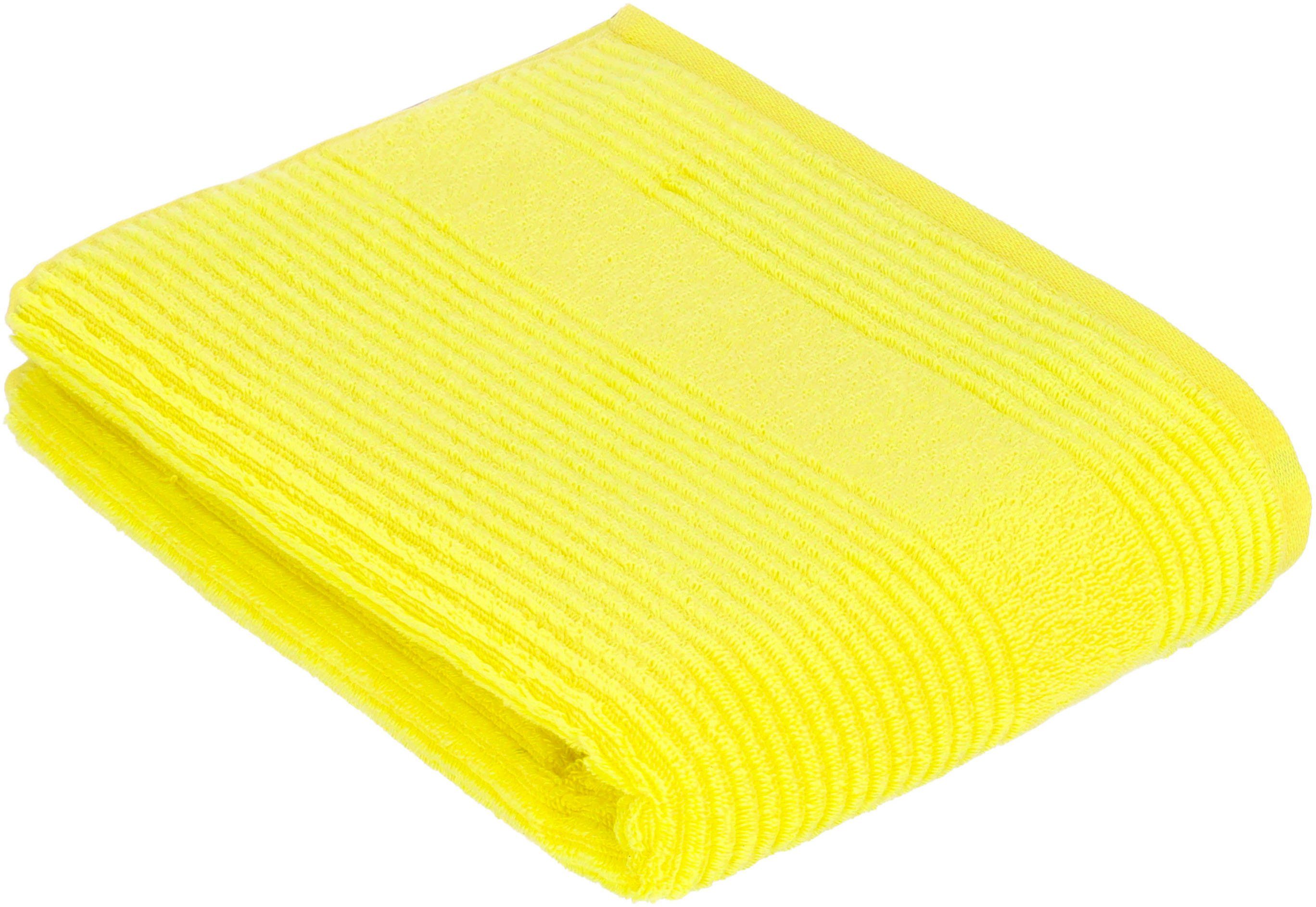 Exklusiver Verkauf in begrenzter Stückzahl Vossen Badetuch Tomorrow, Webfrottier (1-St) electric yellow