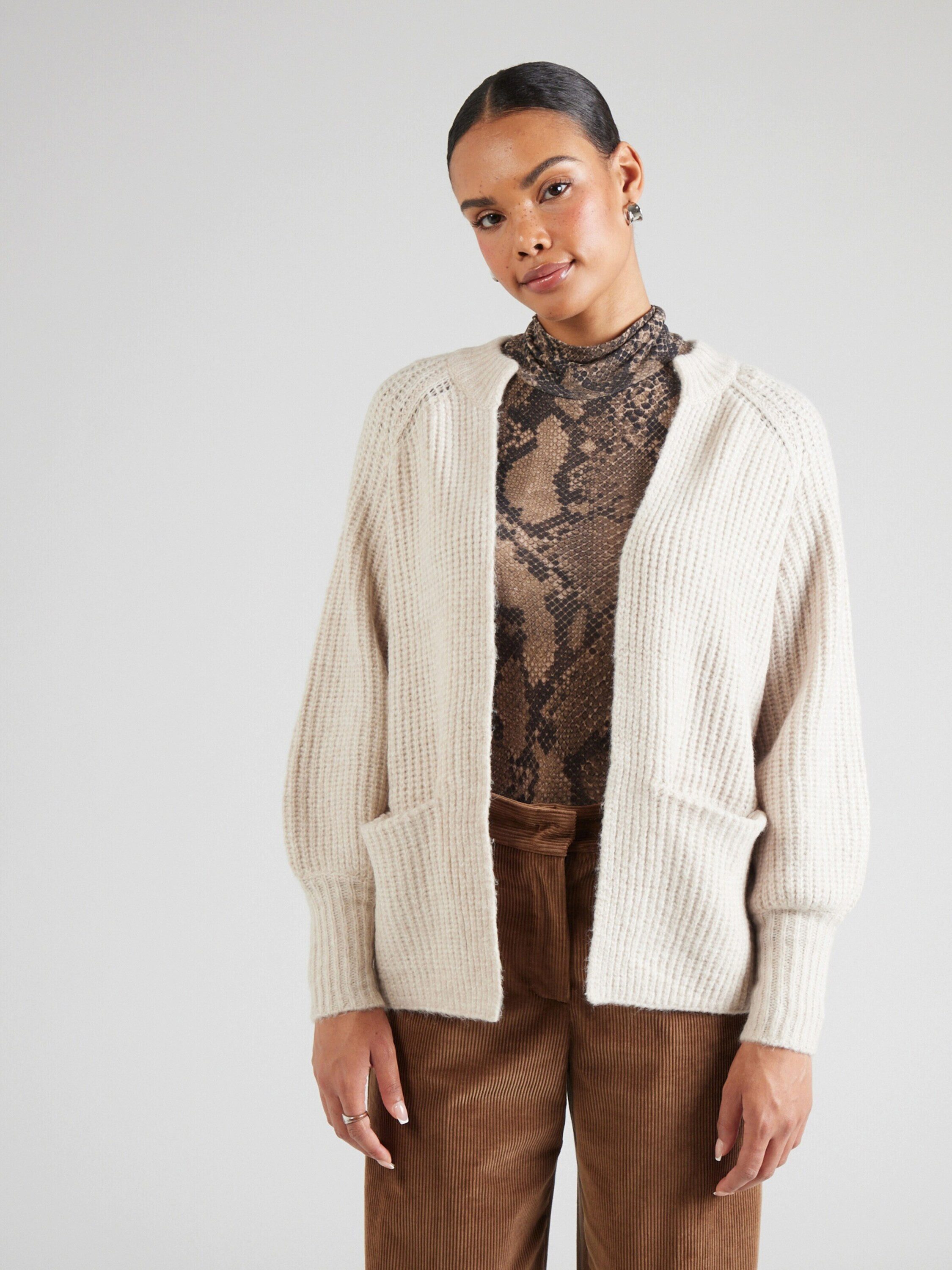 fransa Strickjacke Beverly (1-tlg) Plain/ohne Details