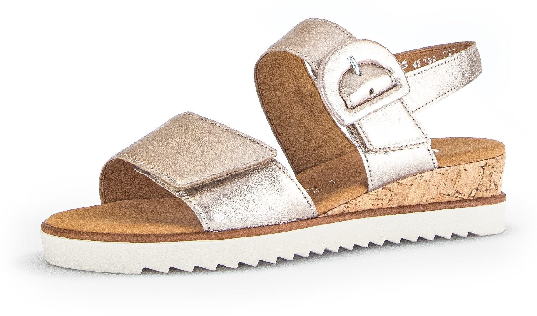 Gabor GENUA Keilsandalette, Riemchensandale, Sommerschuh, Komfortschuh in W günstig online kaufen