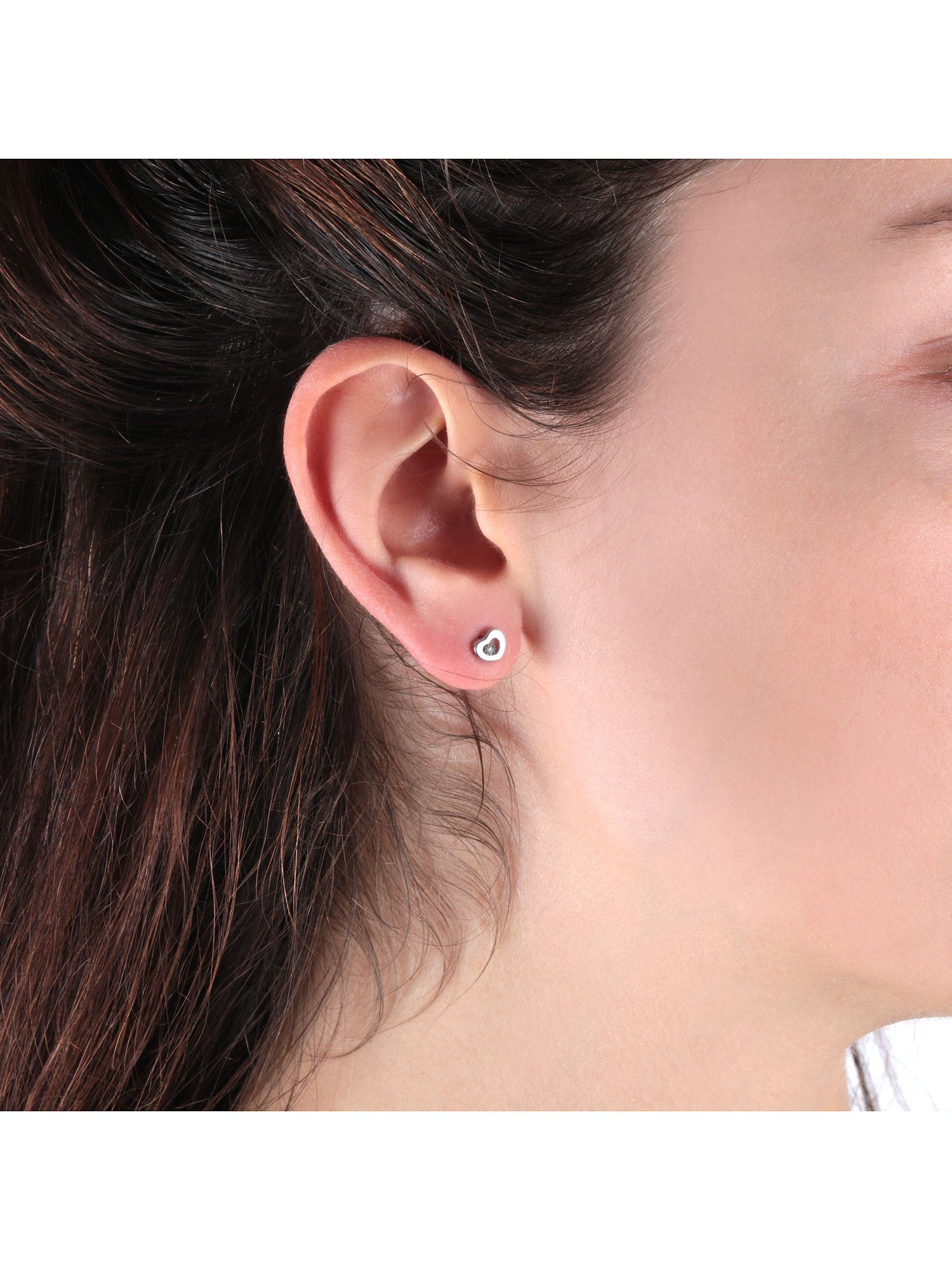 CHRIST Paar Ohrstecker CHRIST Damen-Ohrstecker 375er Weißgold 2 Diamant günstig online kaufen