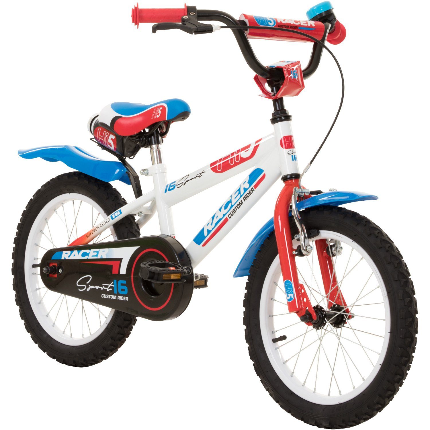 Hi5 Kinderfahrrad »Racer«, 1 Gang, ohne Schaltung, Kinderfahrrad ab 4 Jahre  Fahrrad für Mädchen und Jungen 105 - 120 cm Kinderrad leicht mit  Rücktrittbremse online kaufen | OTTO