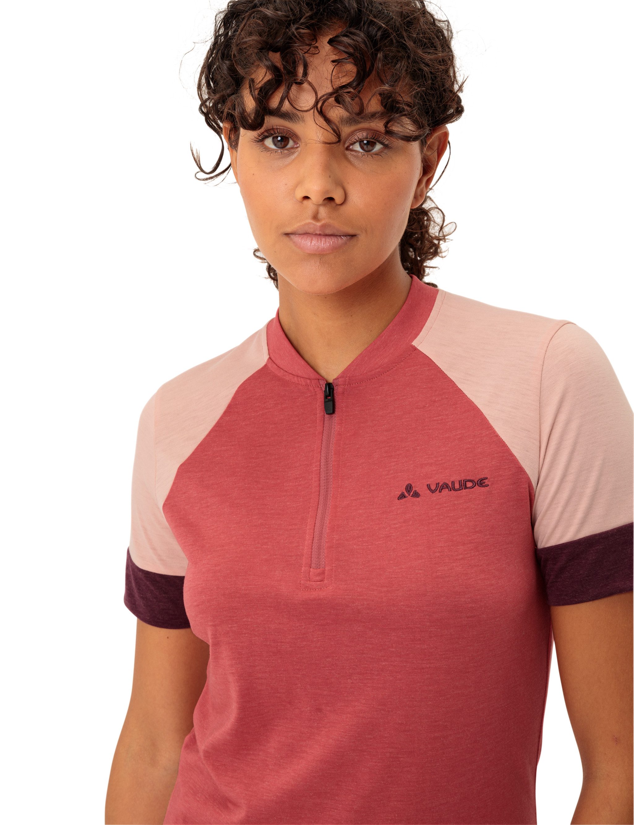 VAUDE Funktionsshirt WOMEN'S ALTISSIMO Q-ZIP SHIRT speziell für Radsport, mit kleiner Reißverschlusstasche am Rücken