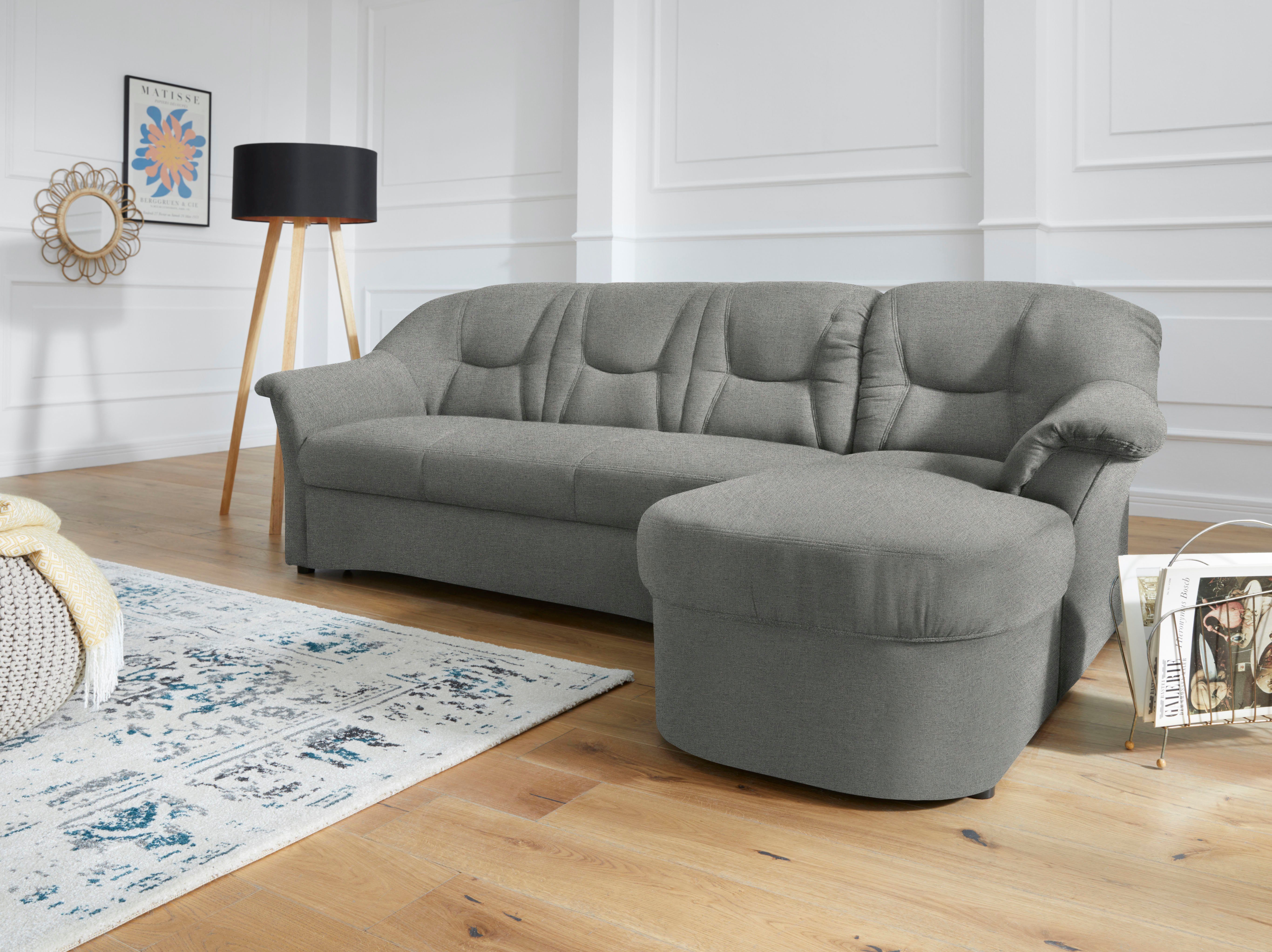 DOMO collection Ecksofa "Sarafina zeitlos und komfortabel, optional mit Fed günstig online kaufen