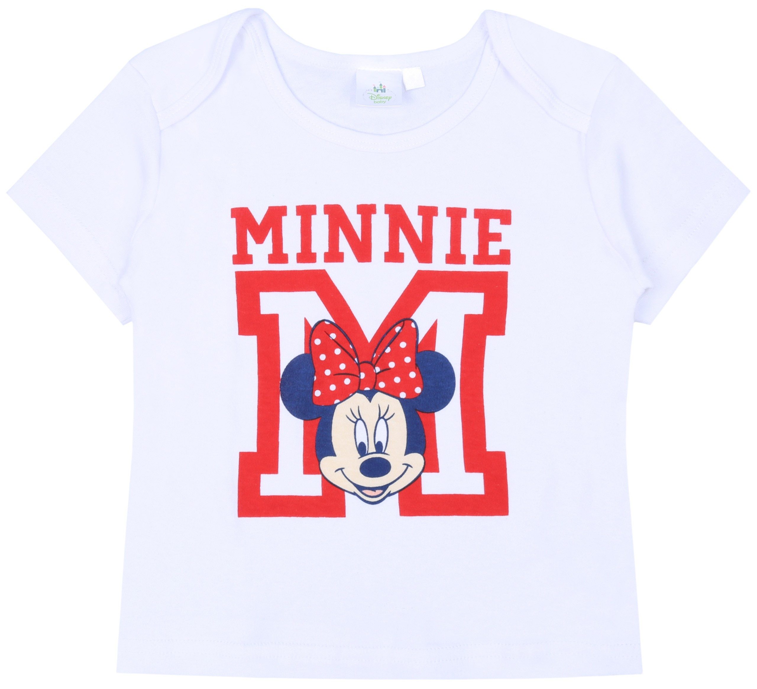 Kurzarmbluse Weißes, Baby-T-Shirt Minnie Mouse 9 Monate