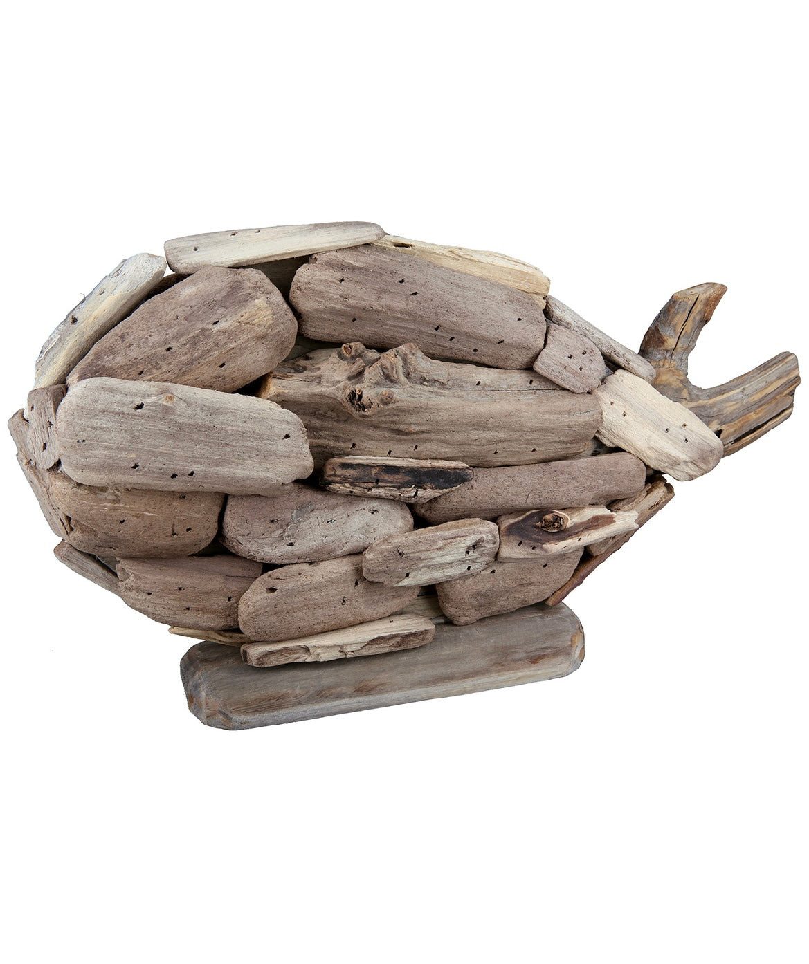 GILDE Dekofigur Dekofigur Fisch aus Holz von Gilde - maritime Dekoration