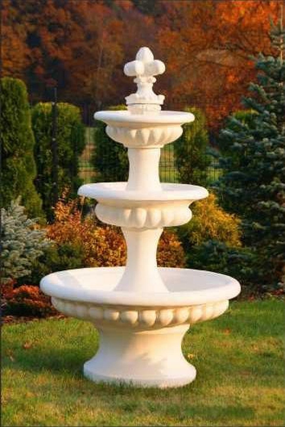 JVmoebel Gartenbrunnen Springbrunnen Garten Teich Фонтан Steinbrunnen Gartenbrunnen Neu, Made in Europa